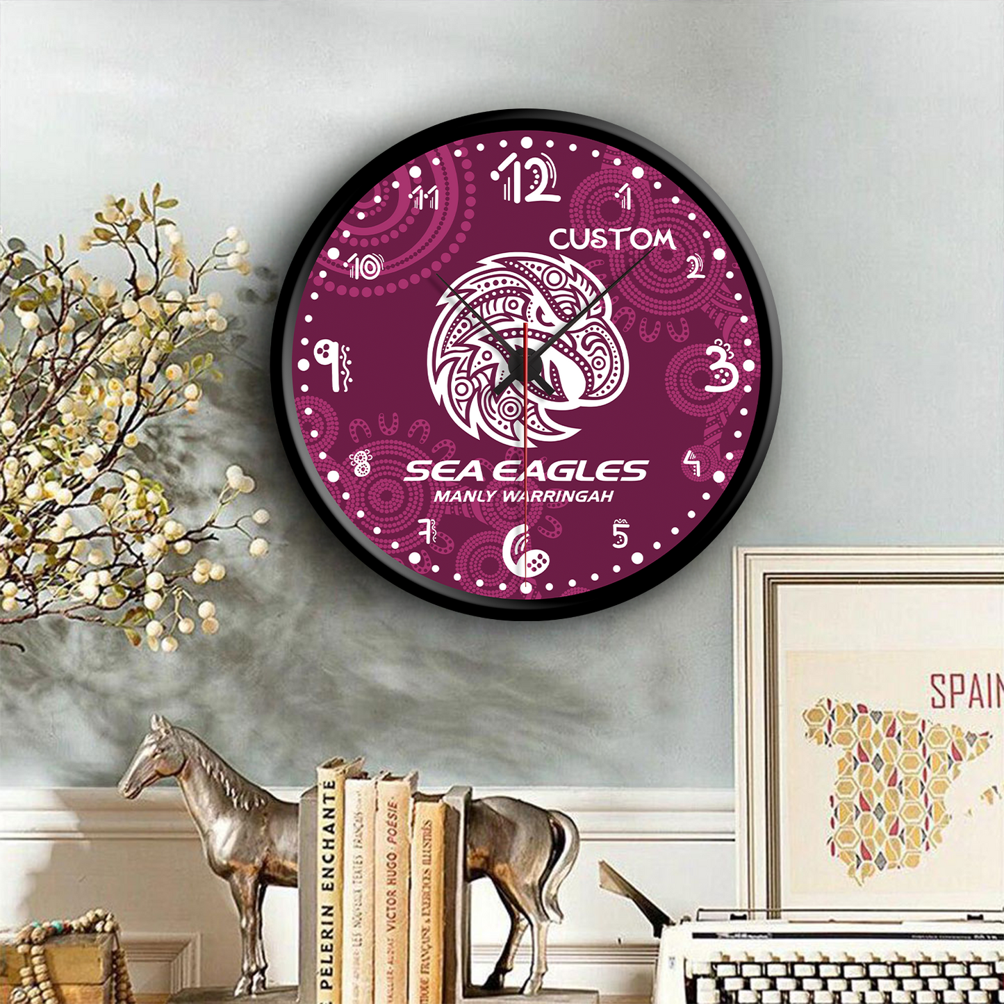 MAN Personalized Custom Wall Clock 2