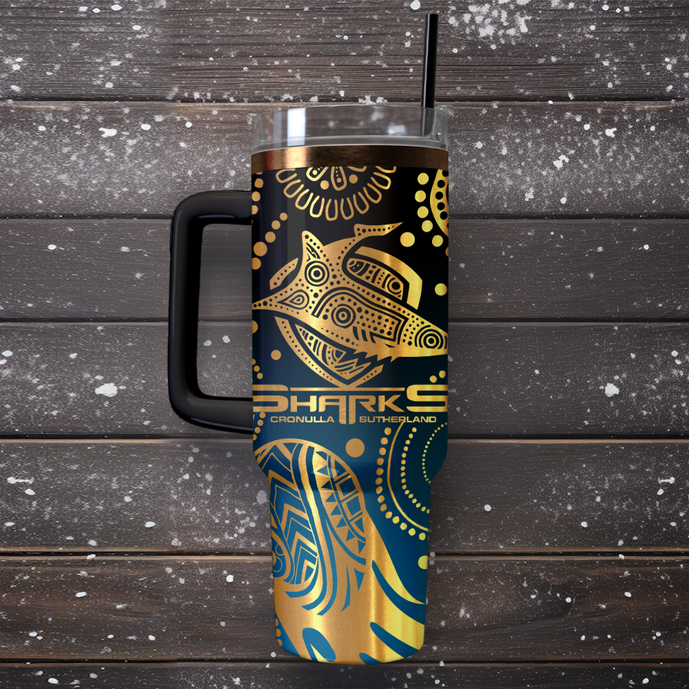 CRO Personalized Custom 40oz 30oz Stainless Steel Tumbler With Handle 3