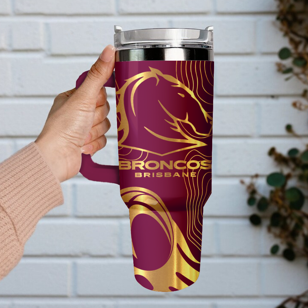 Custom 40oz 30oz Stainless Steel Tumbler With Handle 2