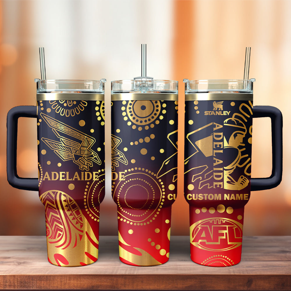 ADE Personalized Custom 40oz 30oz Stainless Steel Tumbler With Handle
