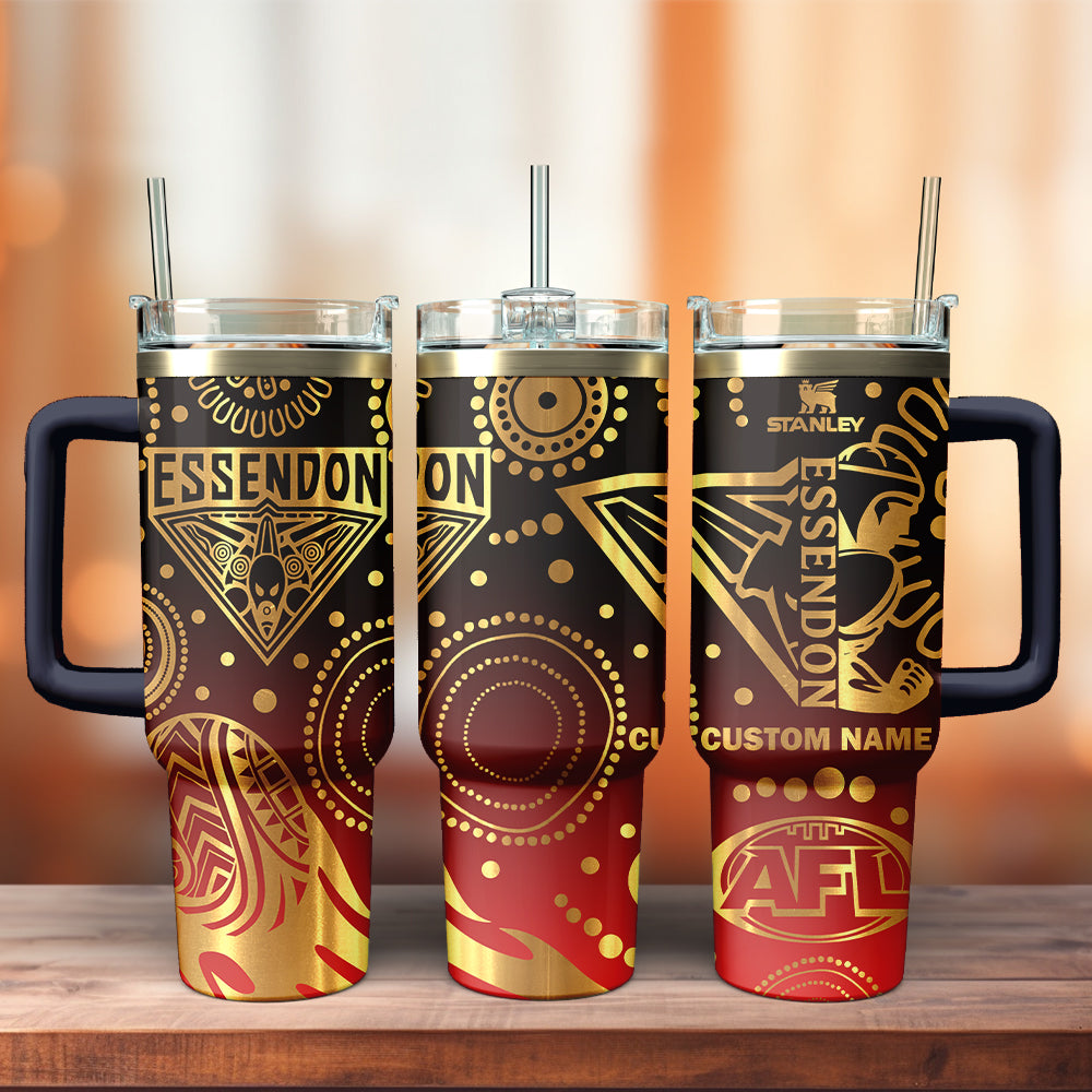 ESS Personalized Custom 40oz 30oz Stainless Steel Tumbler With Handle
