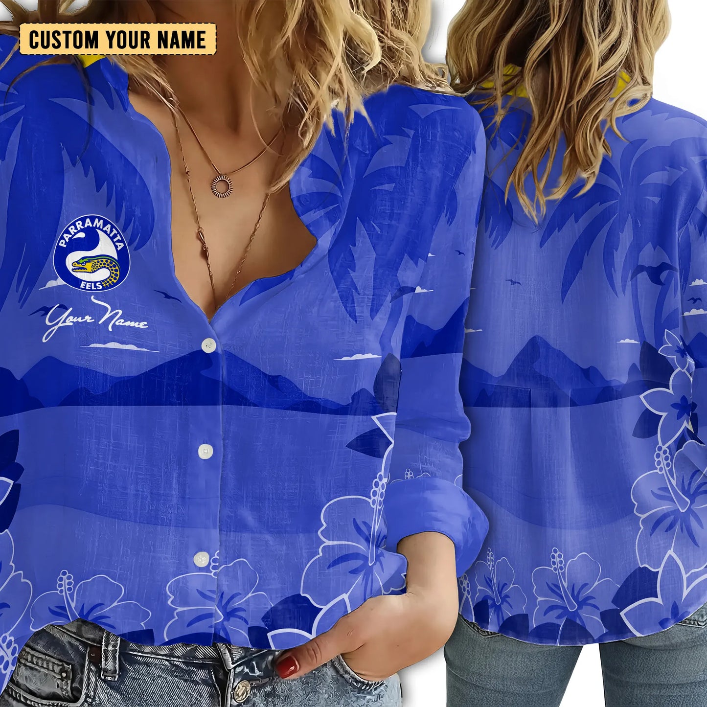 PAR Personalized Custom Women's Casual Shirt 3