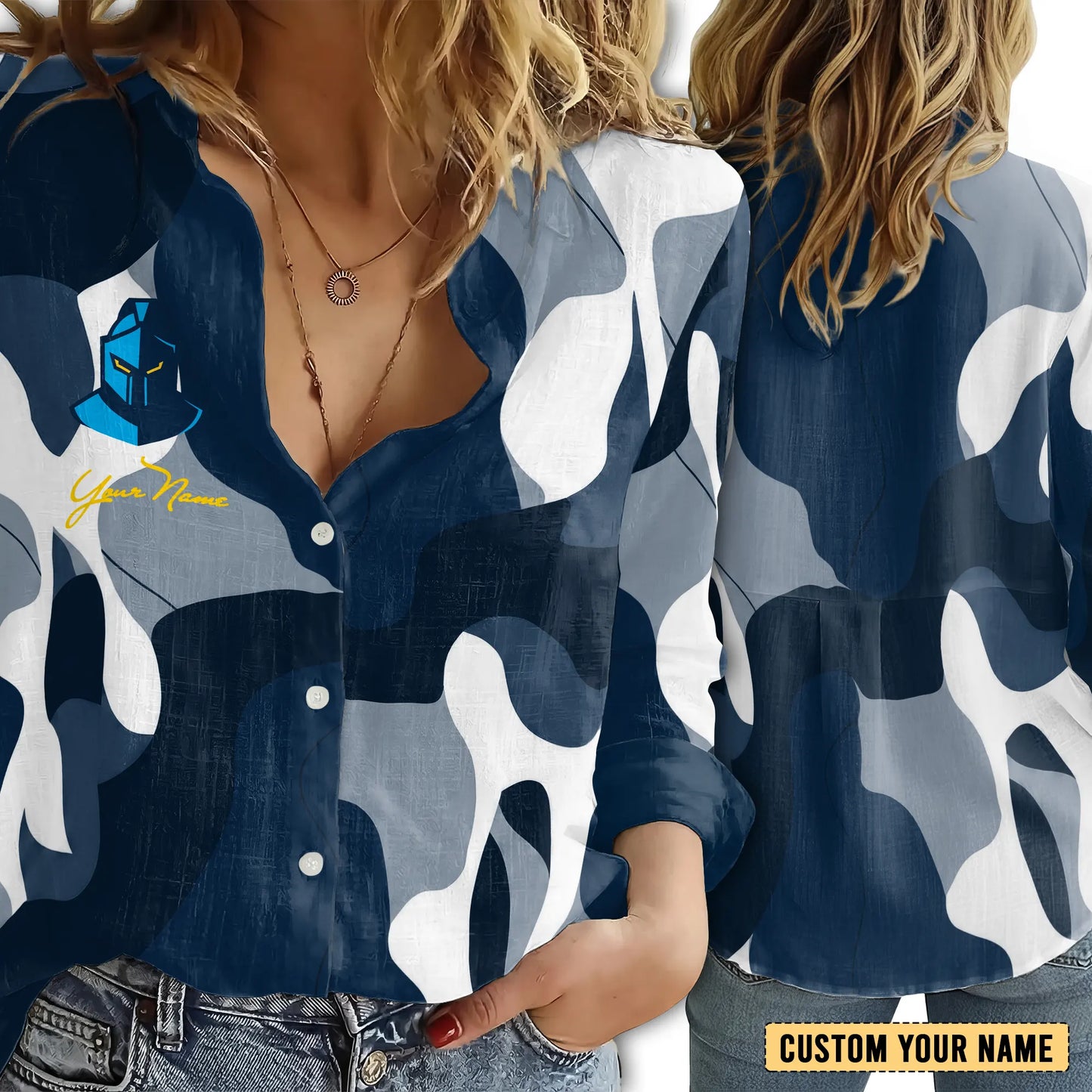 GLD Personalized Custom Women's Casual Shirt 4