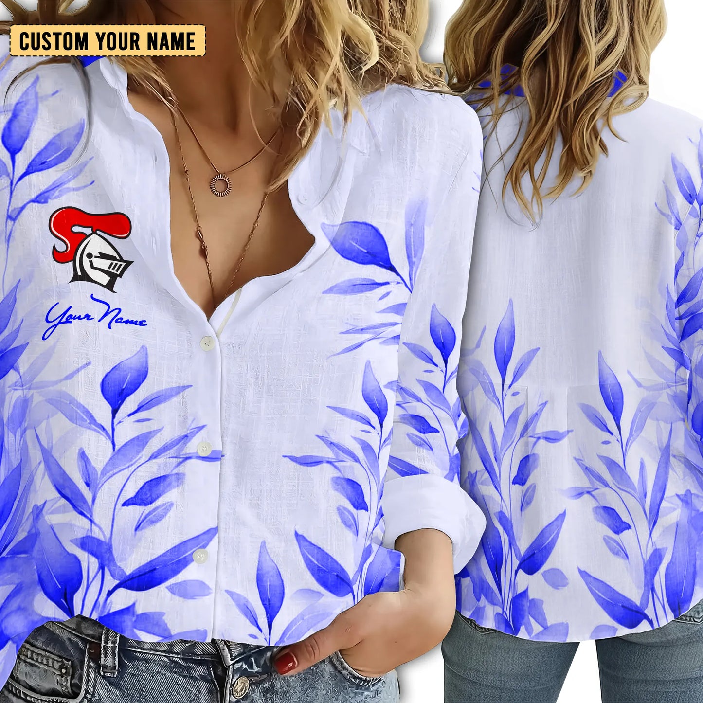 NEW Personalized Custom Women's Casual Shirt 5