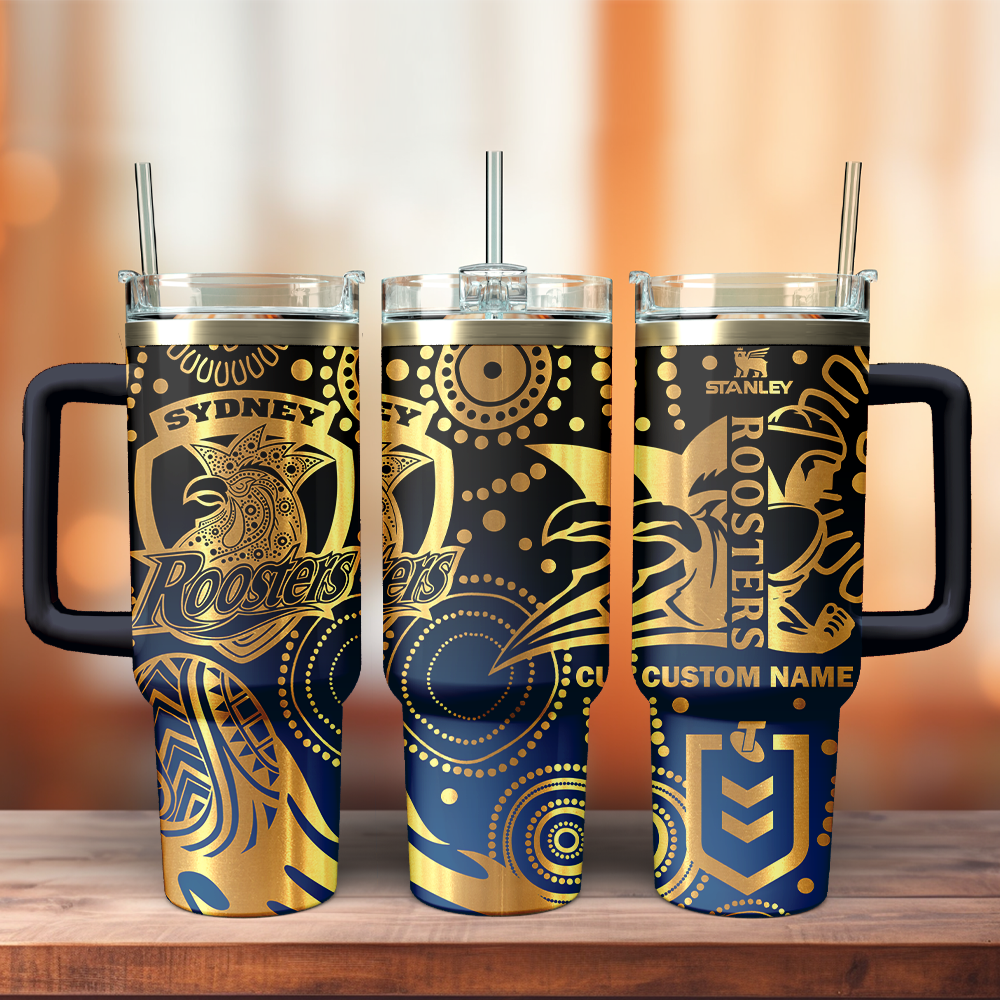 SYD Personalized Custom 40oz 30oz Stainless Steel Tumbler With Handle 3