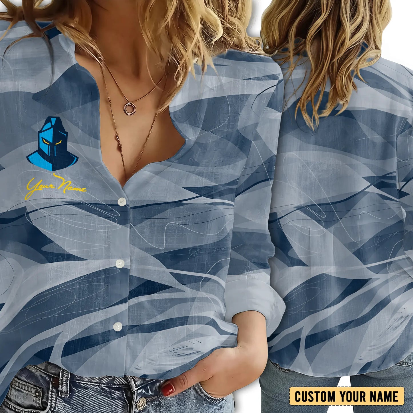 GLD Personalized Custom Women's Casual Shirt 6