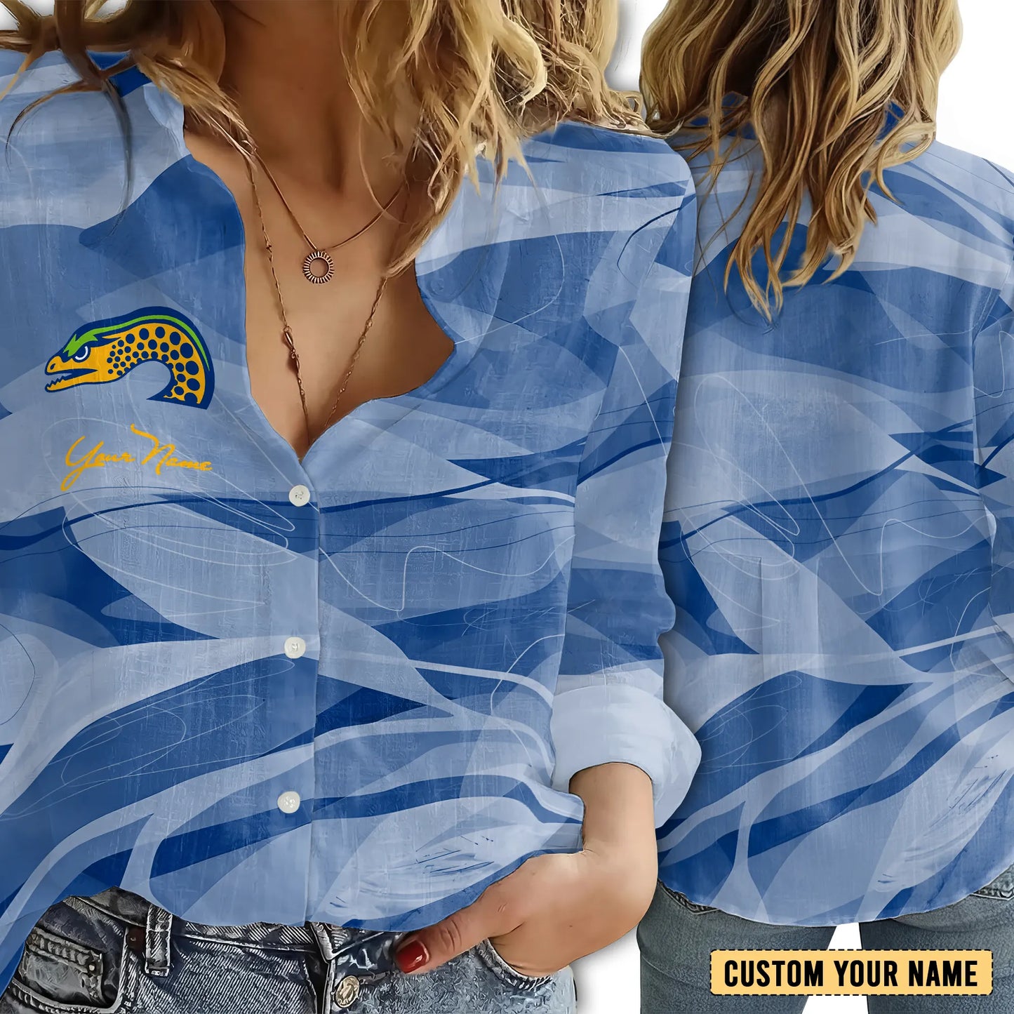 PAR Personalized Custom Women's Casual Shirt 6