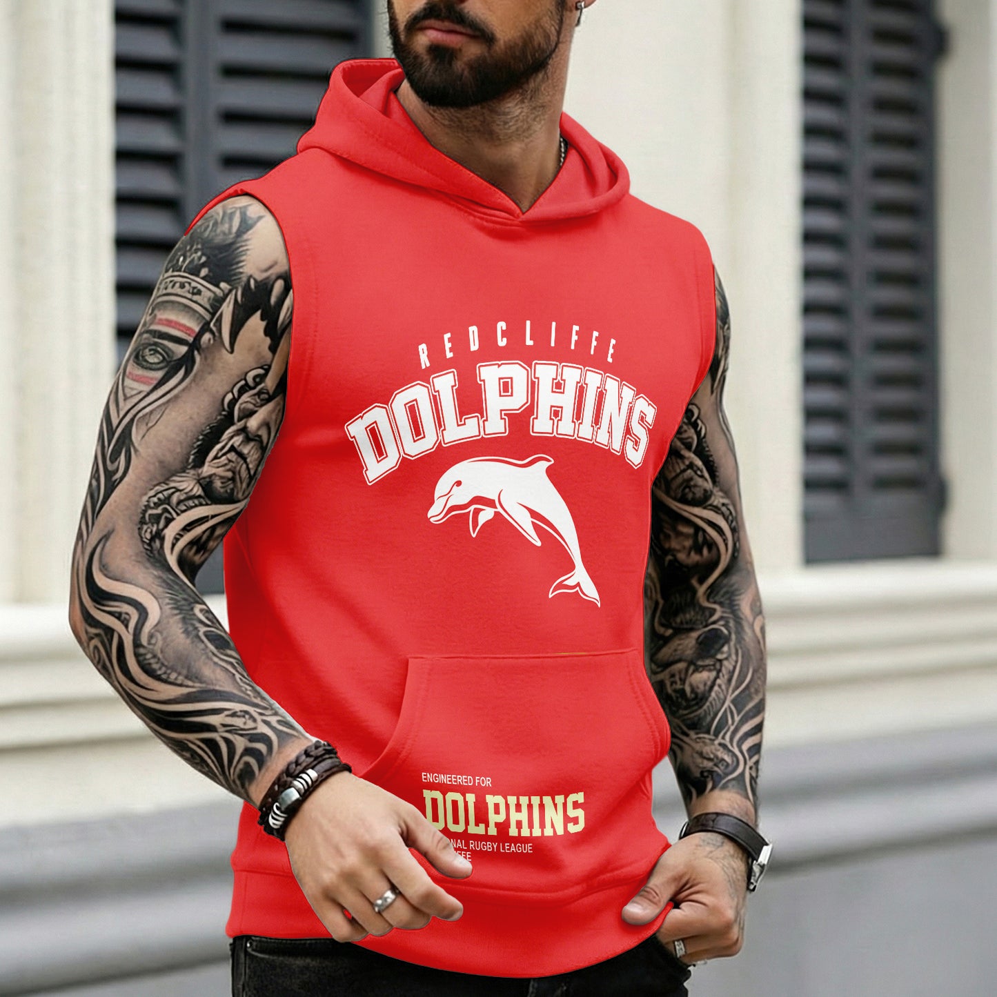 DOL Personalized Custom Hooded Tank Top 5