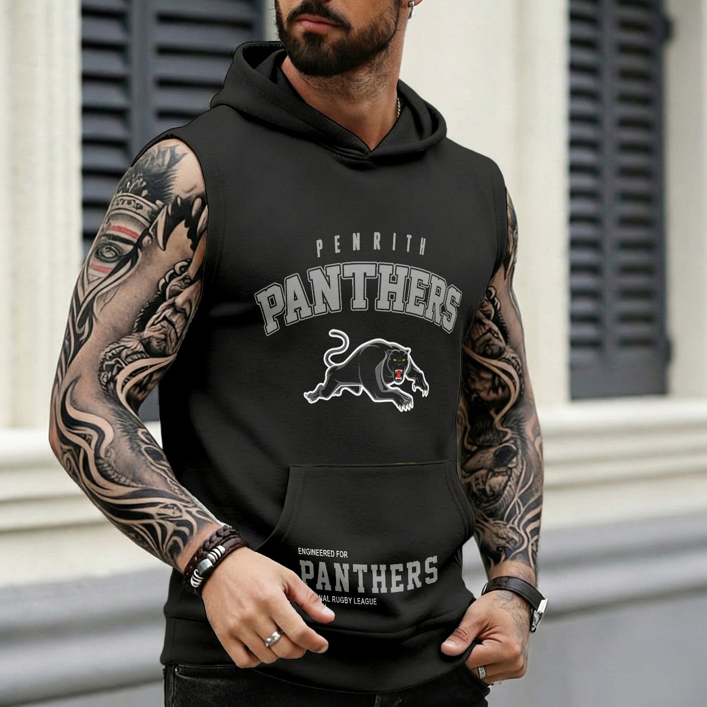 PEN Personalized Custom Hooded Tank Top 5