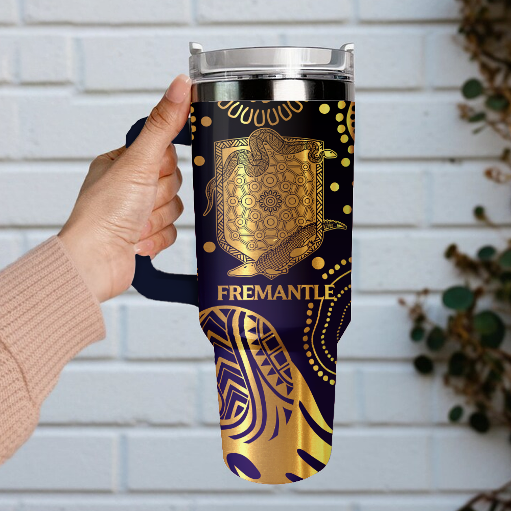 FRE Personalized Custom 40oz 30oz Stainless Steel Tumbler With Handle
