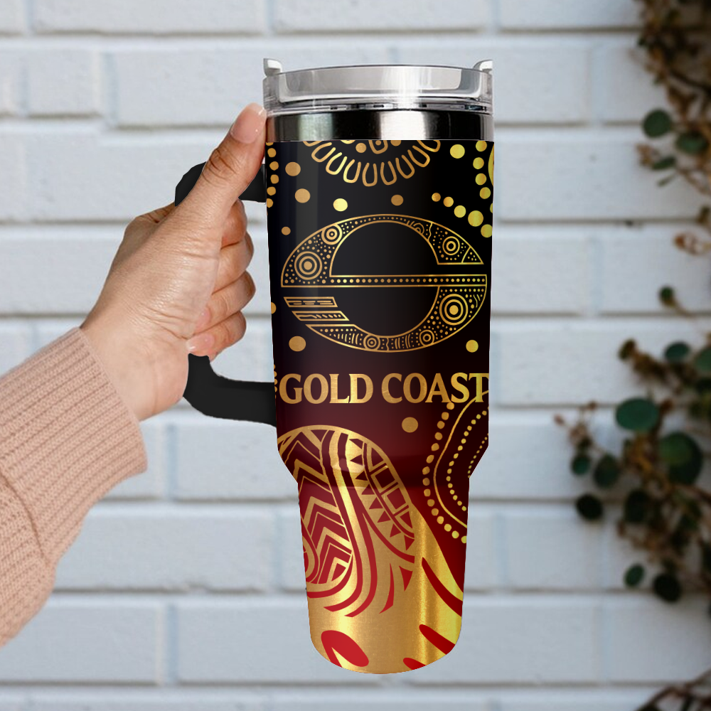 GCS Personalized Custom 40oz 30oz Stainless Steel Tumbler With Handle