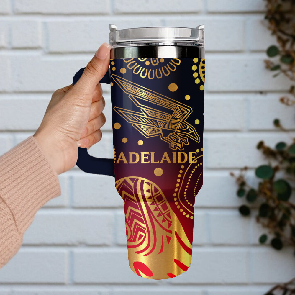 ADE Personalized Custom 40oz 30oz Stainless Steel Tumbler With Handle