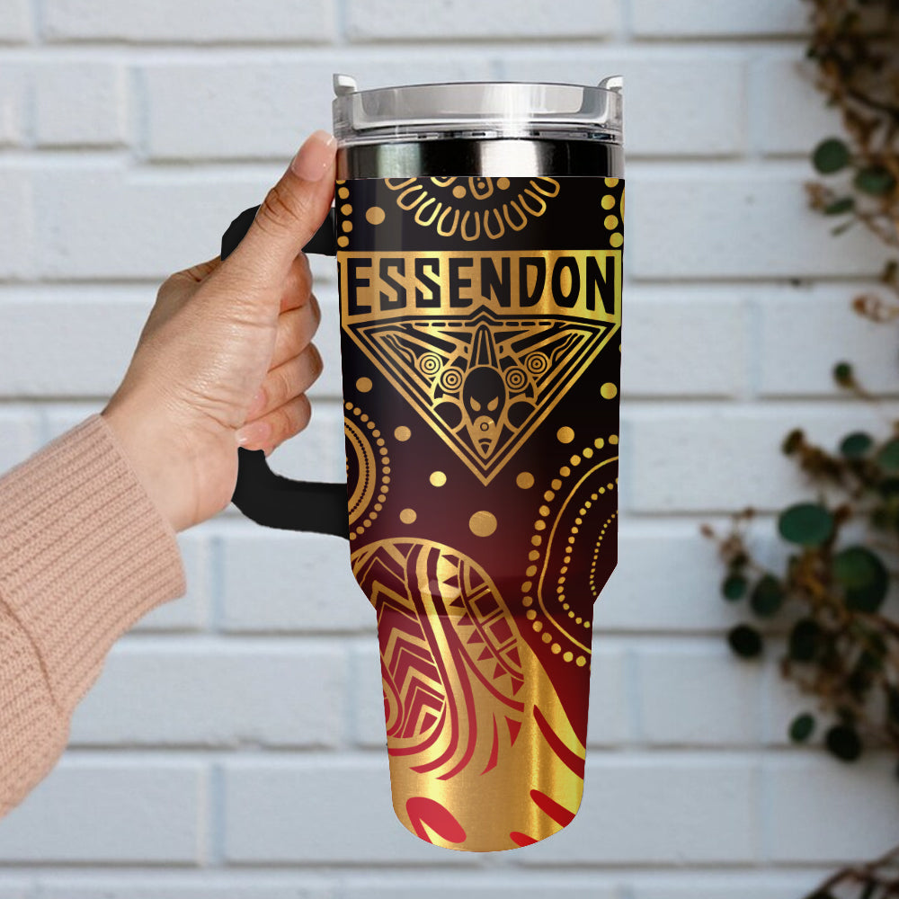 ESS Personalized Custom 40oz 30oz Stainless Steel Tumbler With Handle