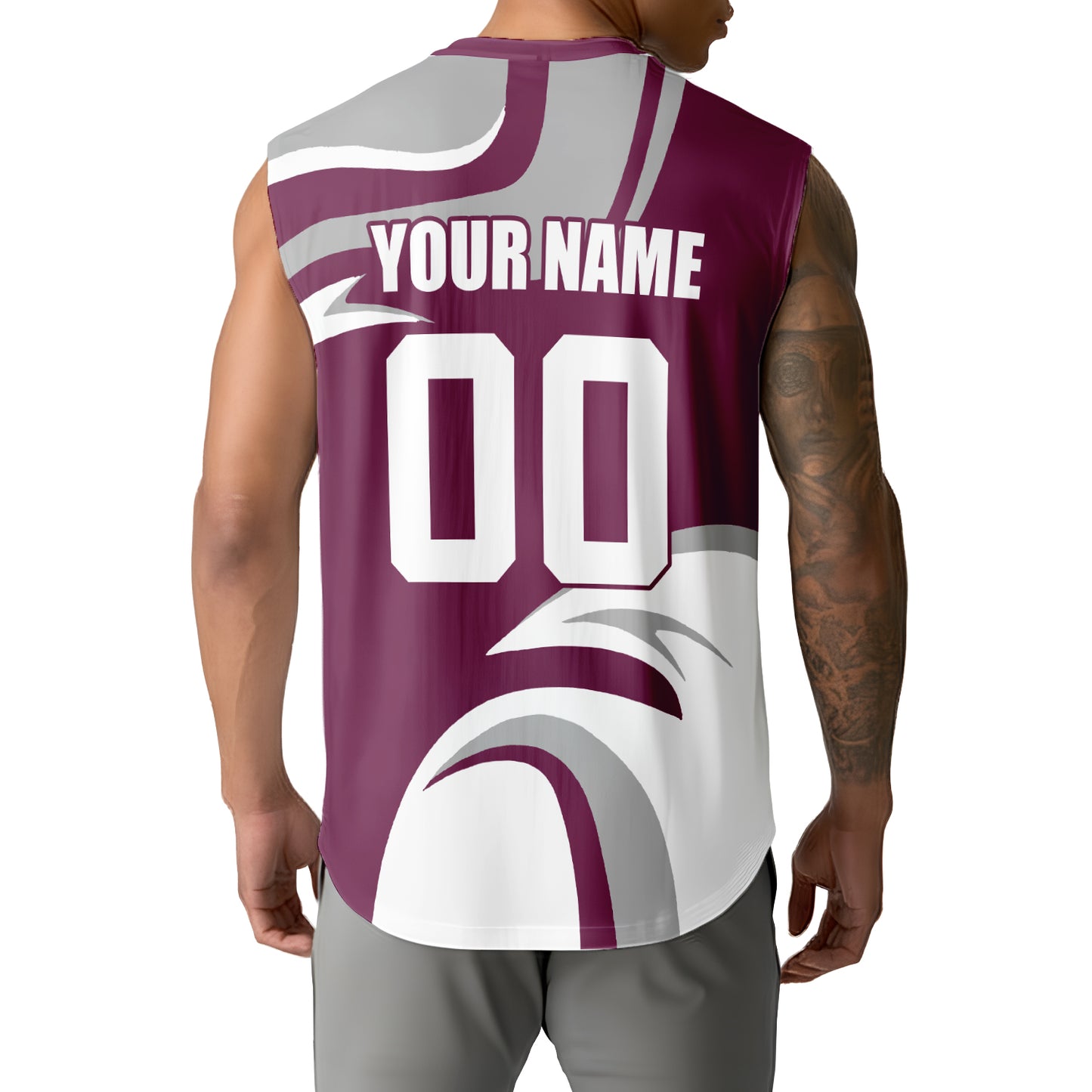 MAN Personalized Custom Tank Top 14