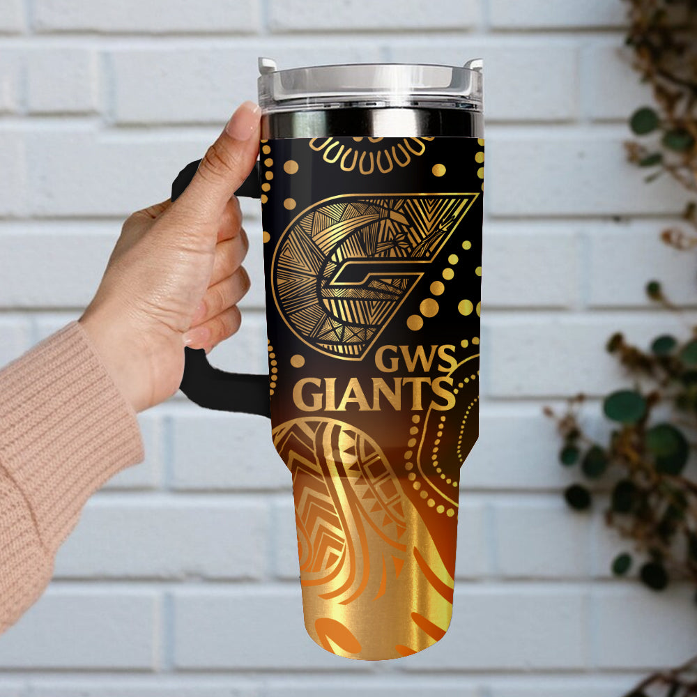 GWS Personalized Custom 40oz 30oz Stainless Steel Tumbler With Handle