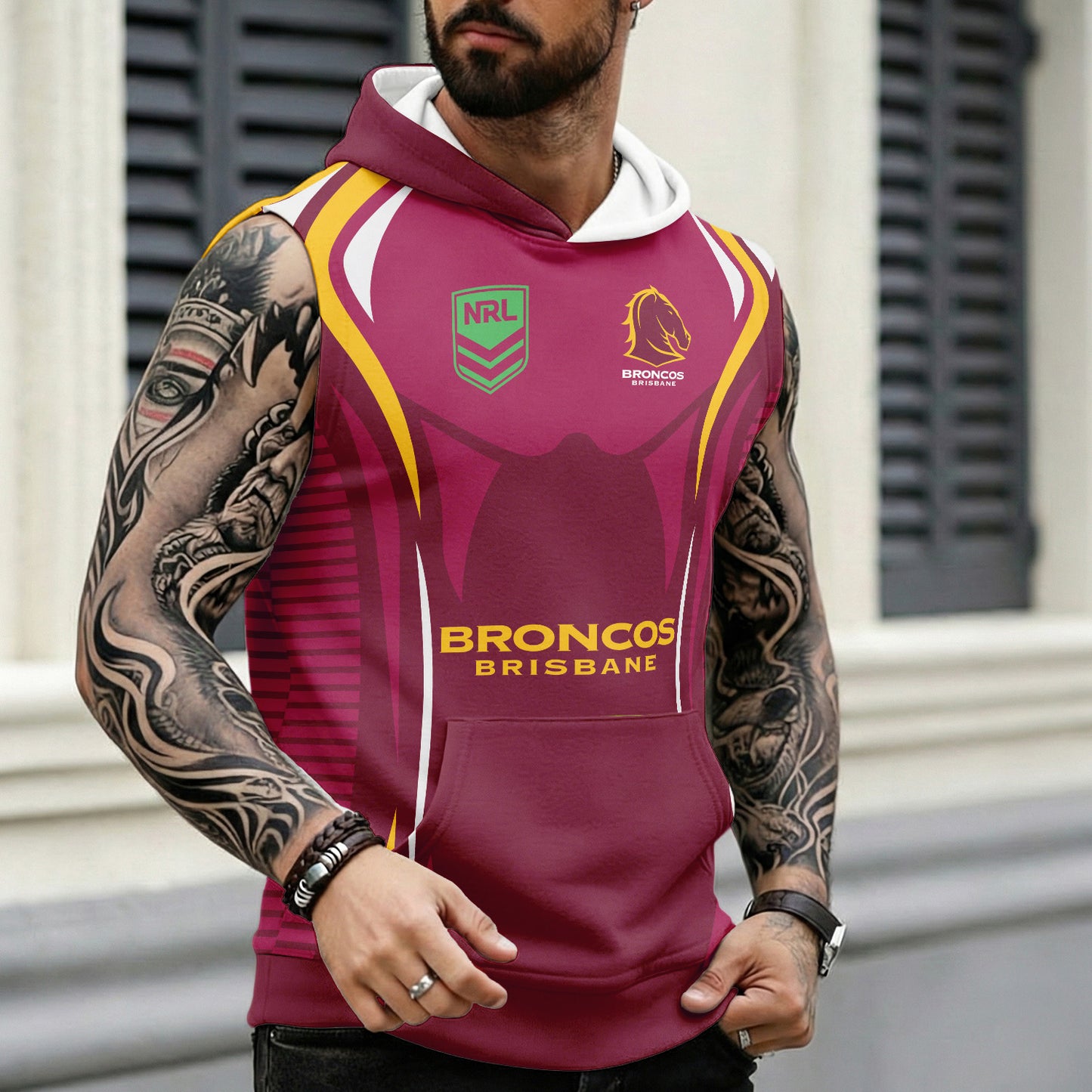 BRI Personalized Custom Hooded Tank Top