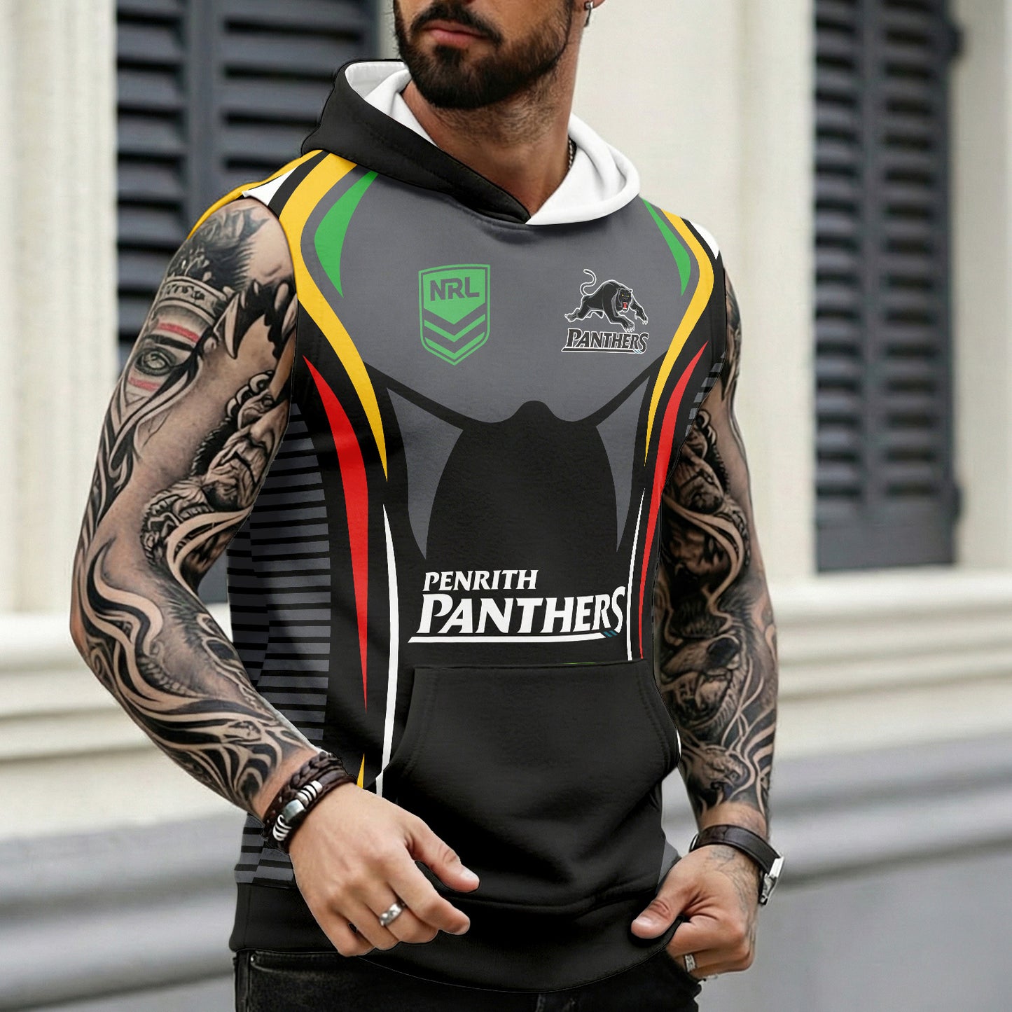 PEN Personalized Custom Hooded Tank Top