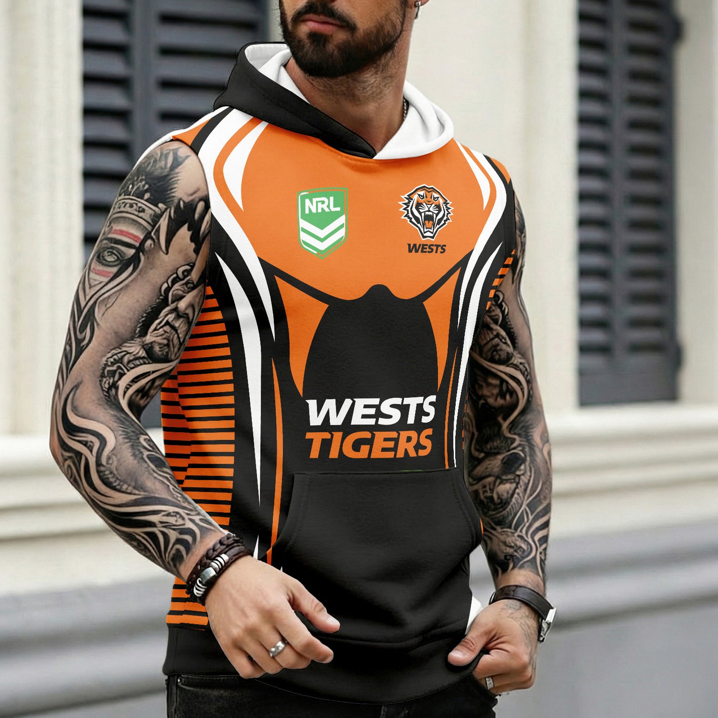 WST Personalized Custom Hooded Tank Top