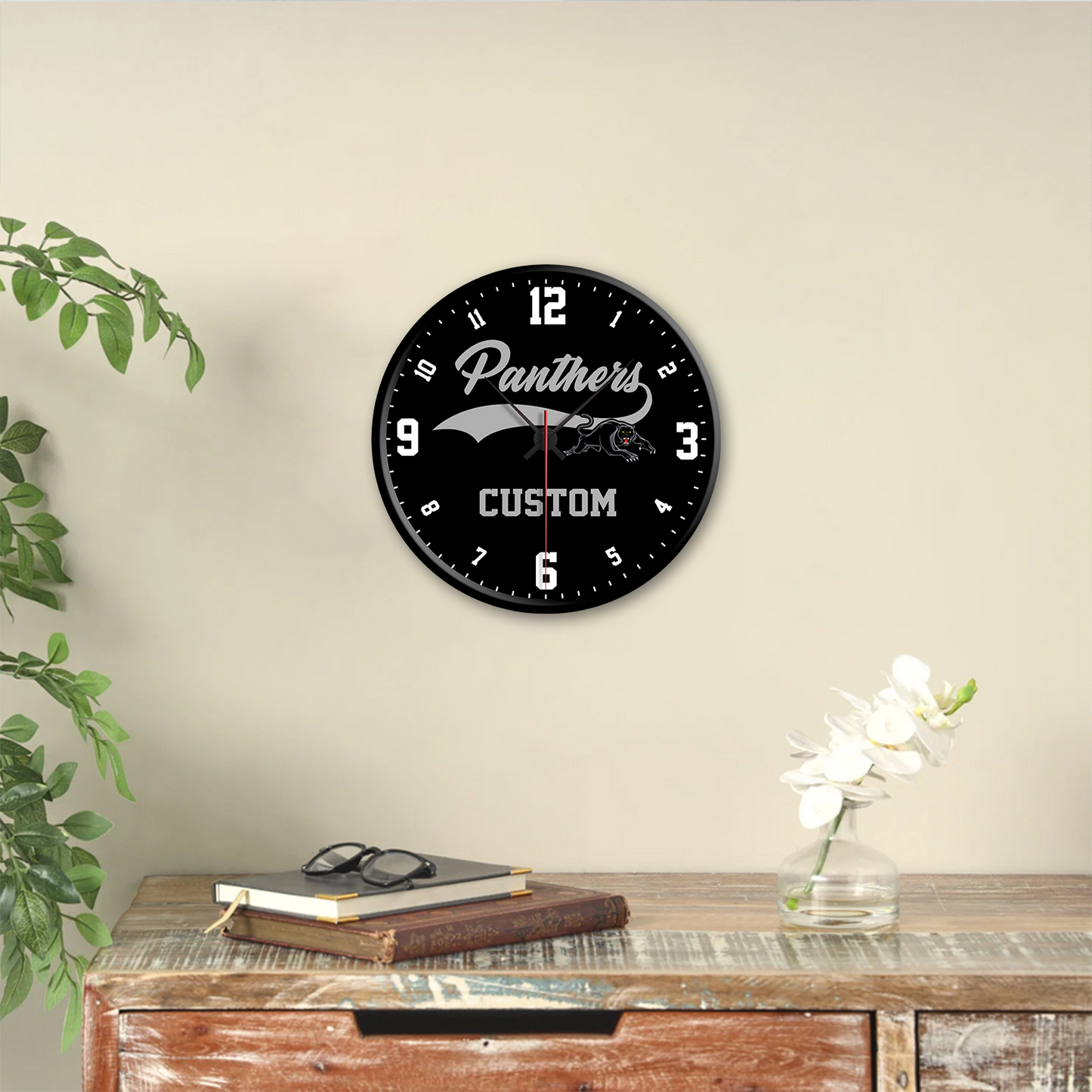PEN Personalized Custom Wall Clock