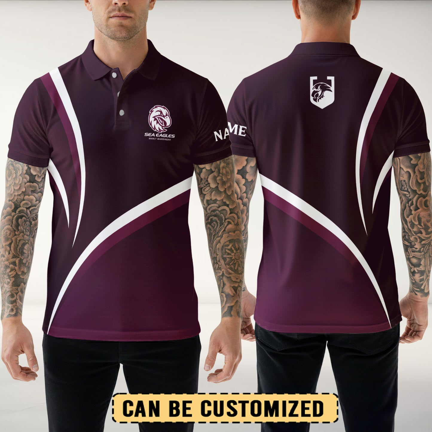 MAN Personalized Custom Polo Shirt 13
