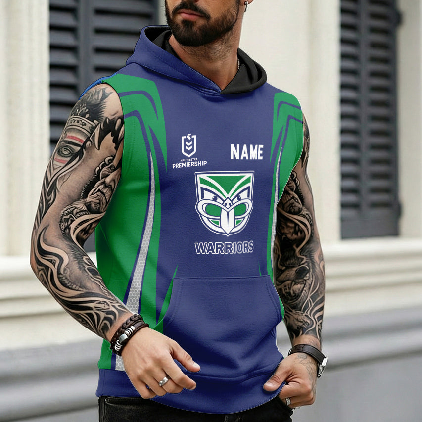 NZL Personalized Custom Hooded Tank Top 2