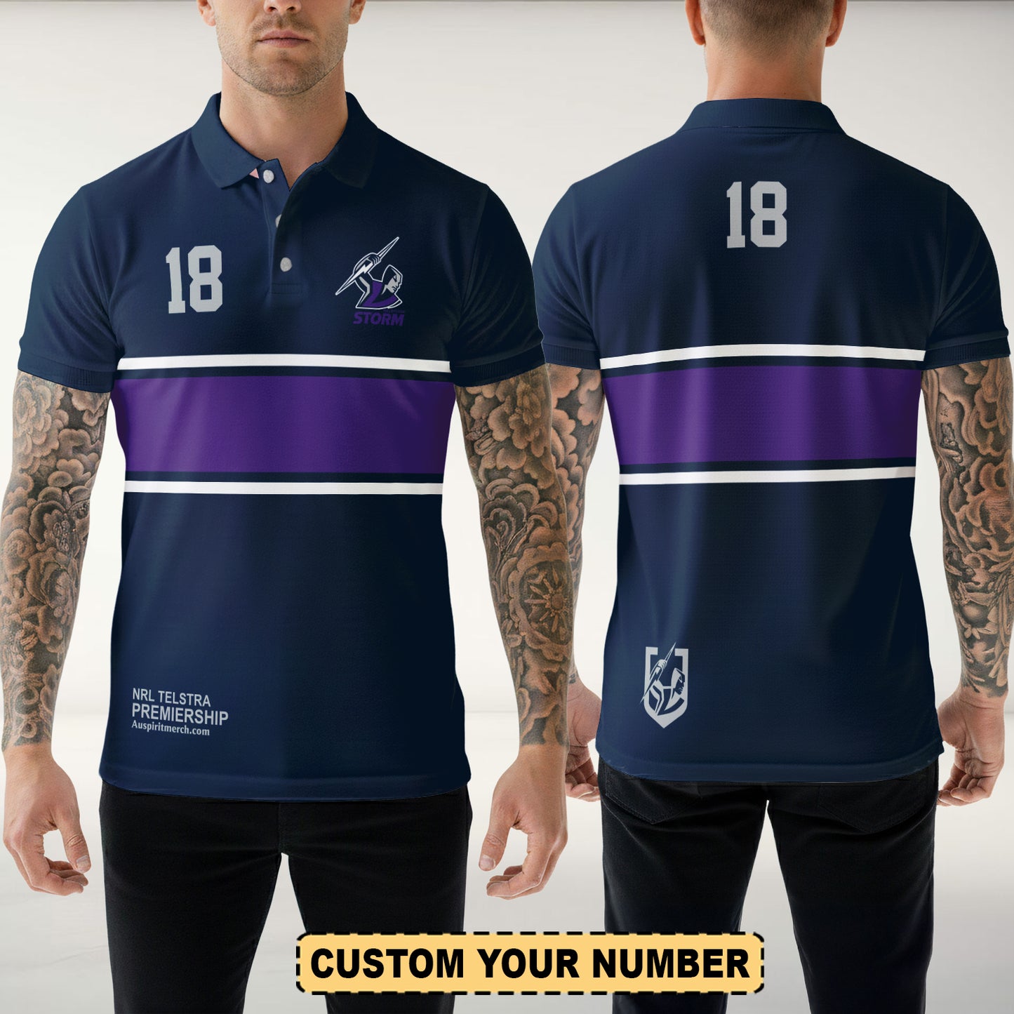 MEL Personalized Custom Polo Shirt