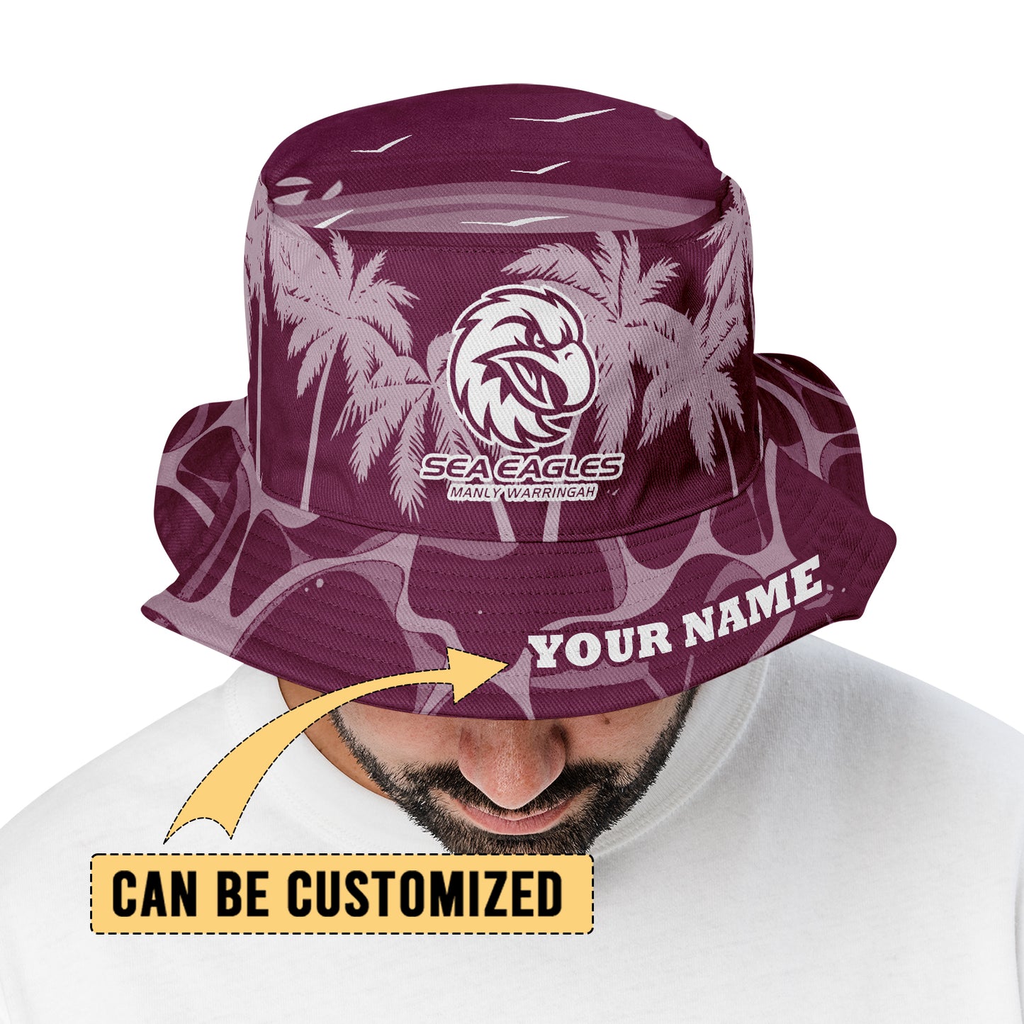 MAN Personalized Custom Bucket Hat