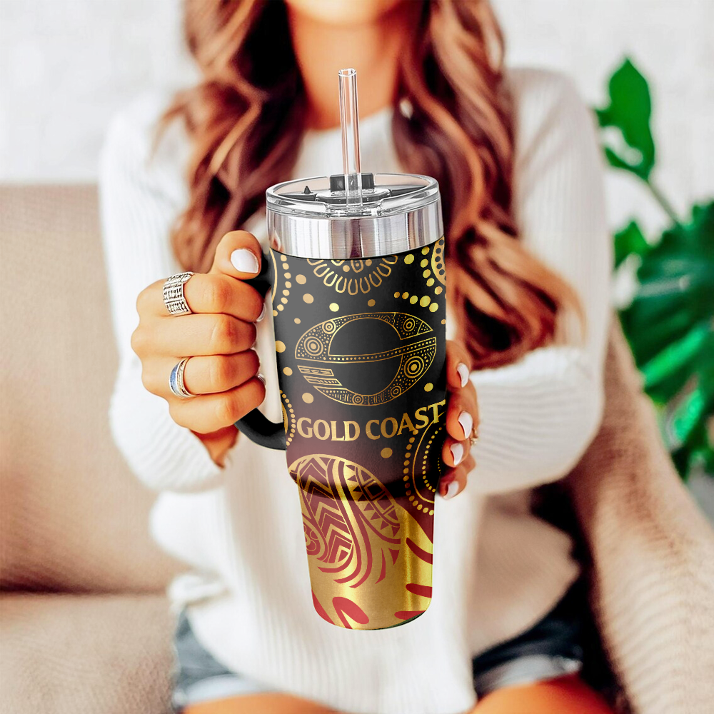 GCS Personalized Custom 40oz 30oz Stainless Steel Tumbler With Handle