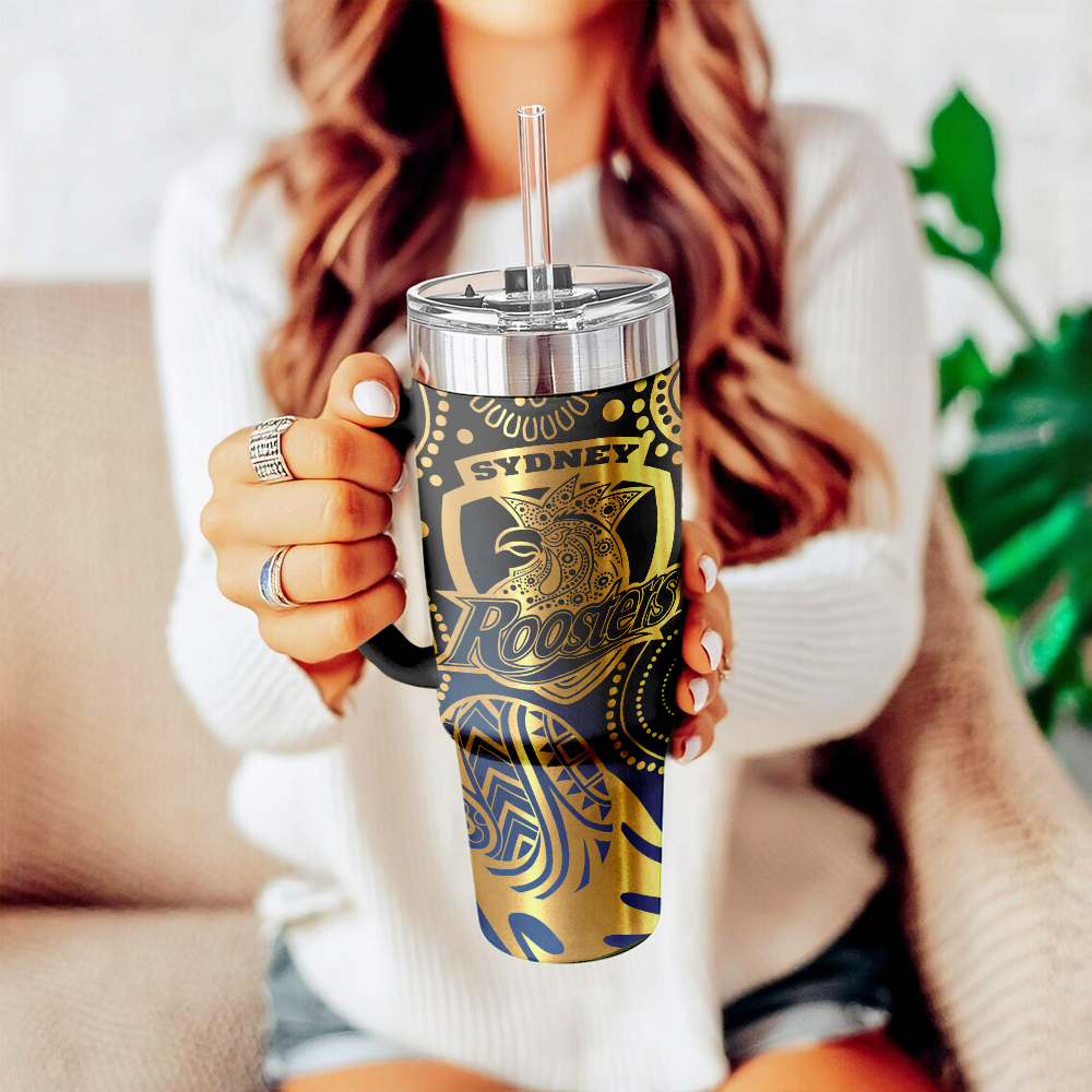SYD Personalized Custom 40oz 30oz Stainless Steel Tumbler With Handle 3