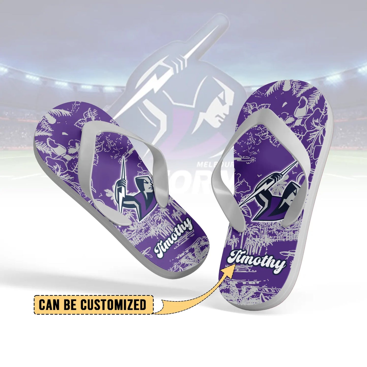 MEL Personalized Custom Flip Flops 8