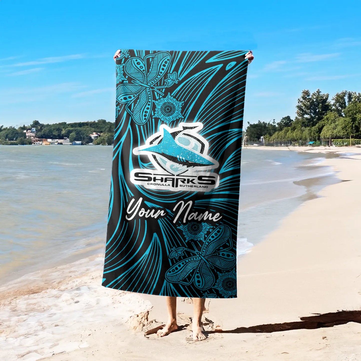 CRO Personalized Custom Pool Travel Beach and Bath Towels 9