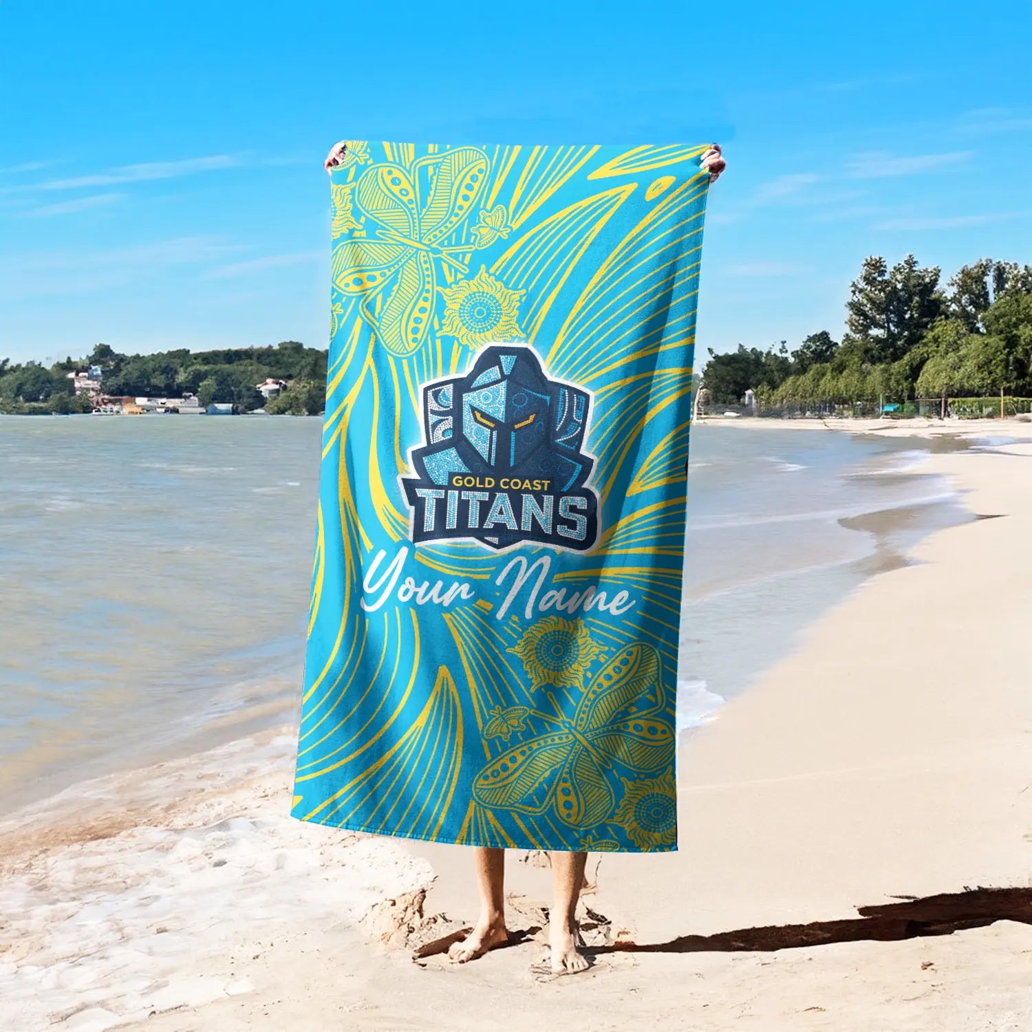 GLD Personalized Custom Pool Travel Beach and Bath Towels 9