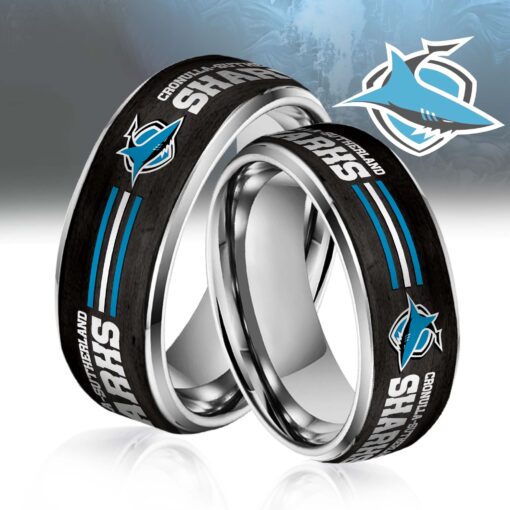 NRL Silver Tungsten Rings Gift For Fans 20