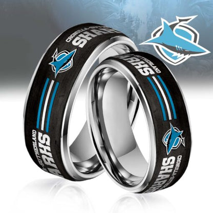 NRL Silver Tungsten Rings Gift For Fans 20