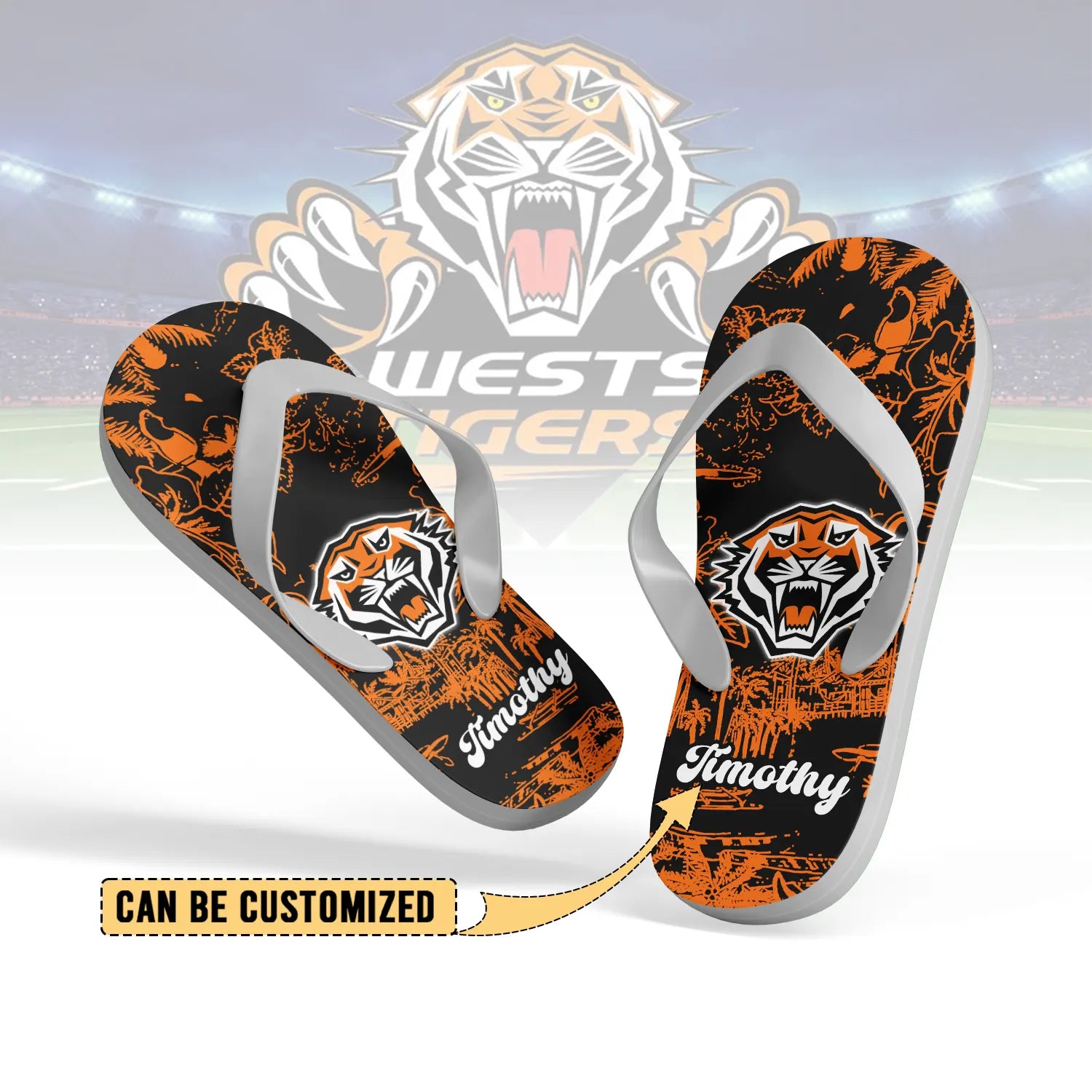 WST Personalized Custom Flip Flops 8