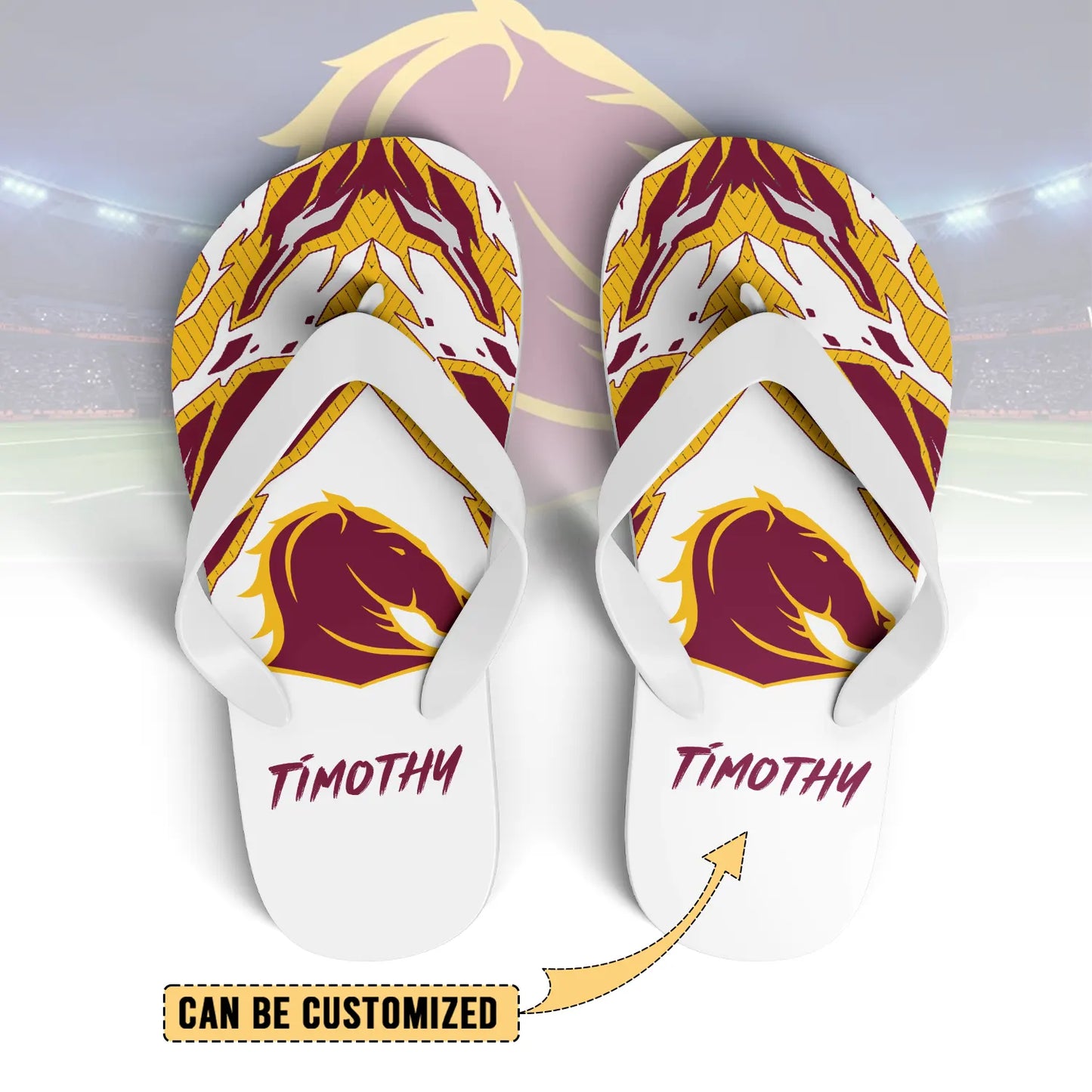 BRI Personalized Custom Flip Flops 10