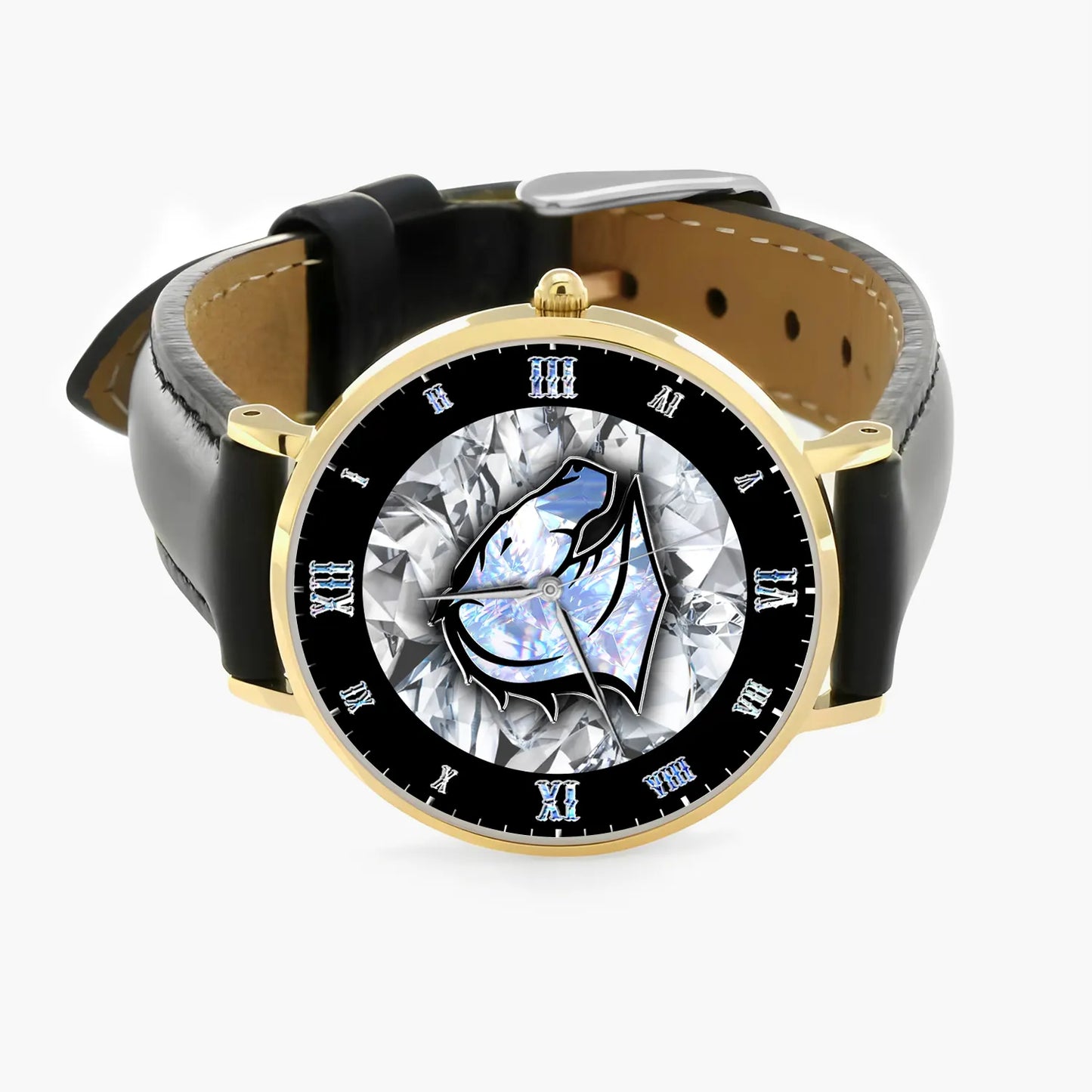 BRI Personalized Custom Stitched Leather Watch