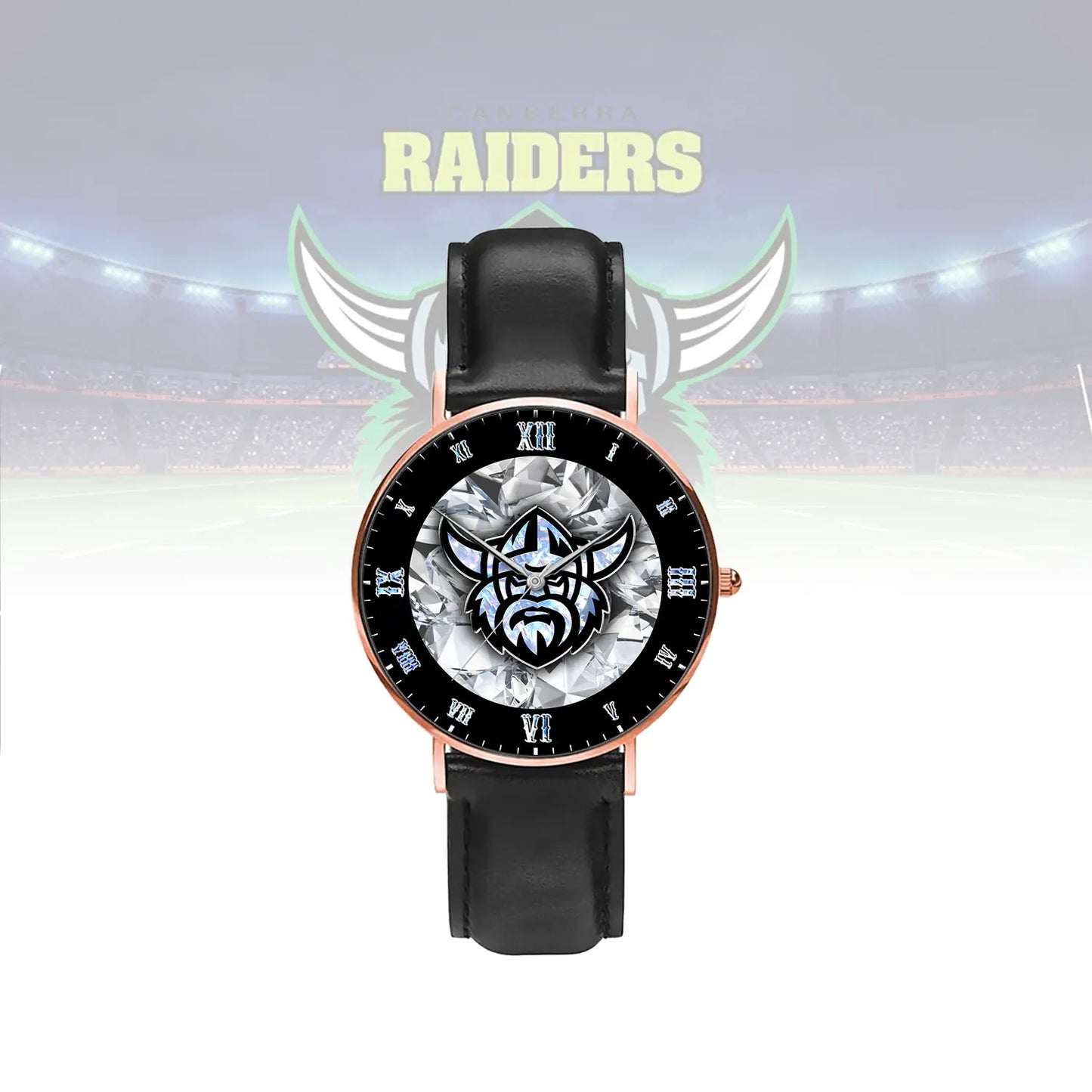 CAN Personalized Custom Stitched Leather Watch