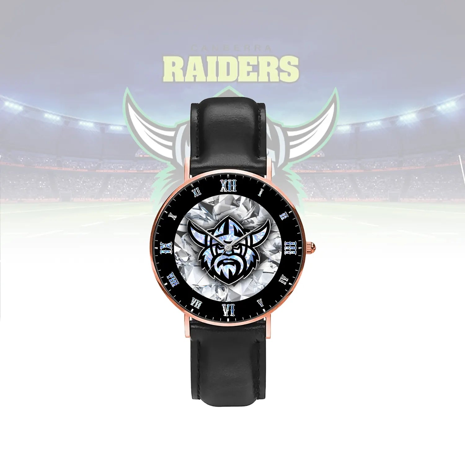 CAN Personalized Custom Stitched Leather Watch