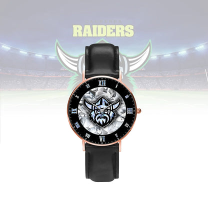 CAN Personalized Custom Stitched Leather Watch