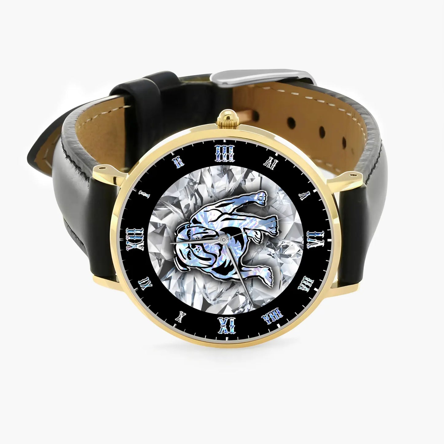 CBY Personalized Custom Stitched Leather Watch