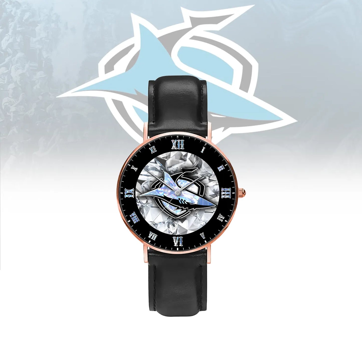 CRO Personalized Custom Stitched Leather Watch