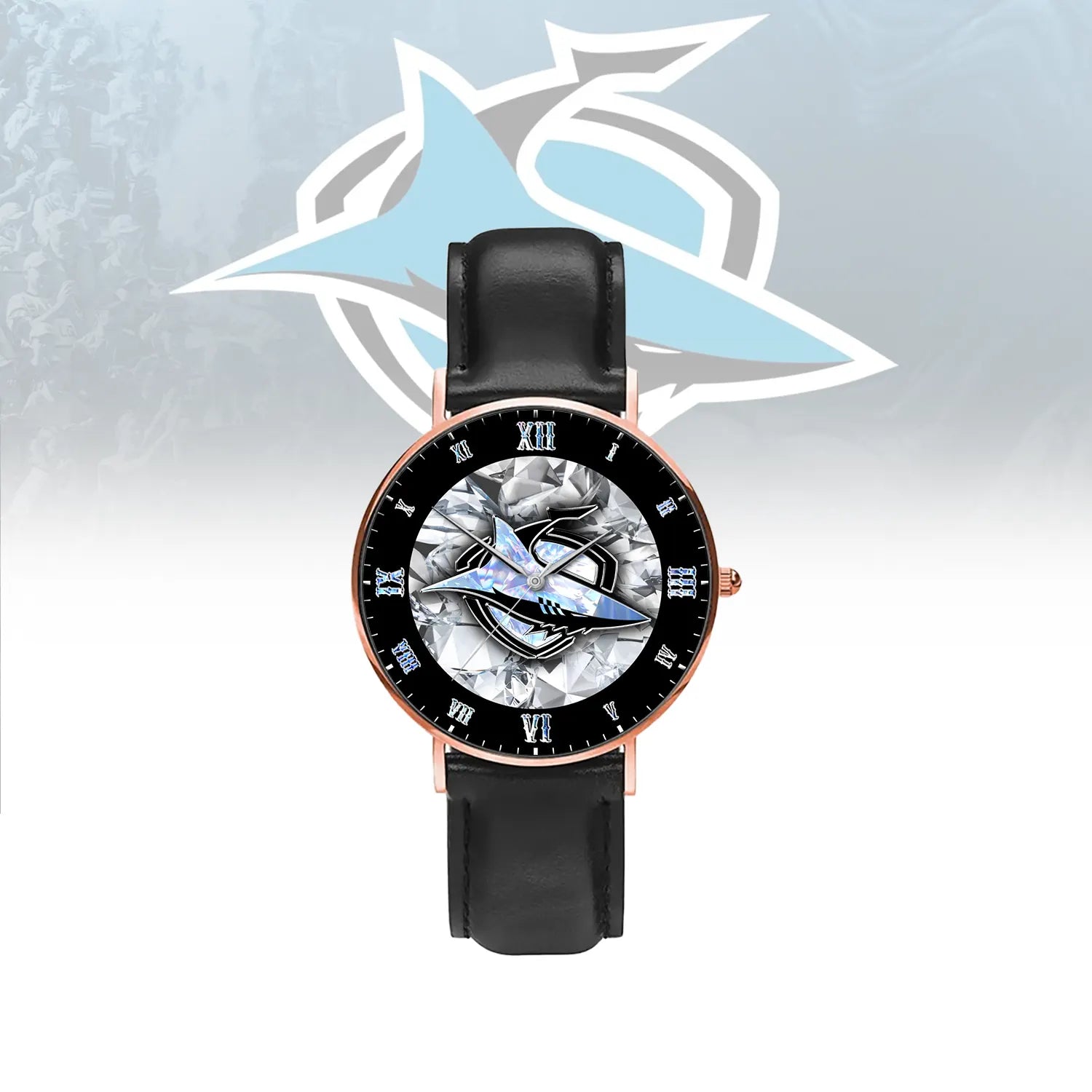 CRO Personalized Custom Stitched Leather Watch