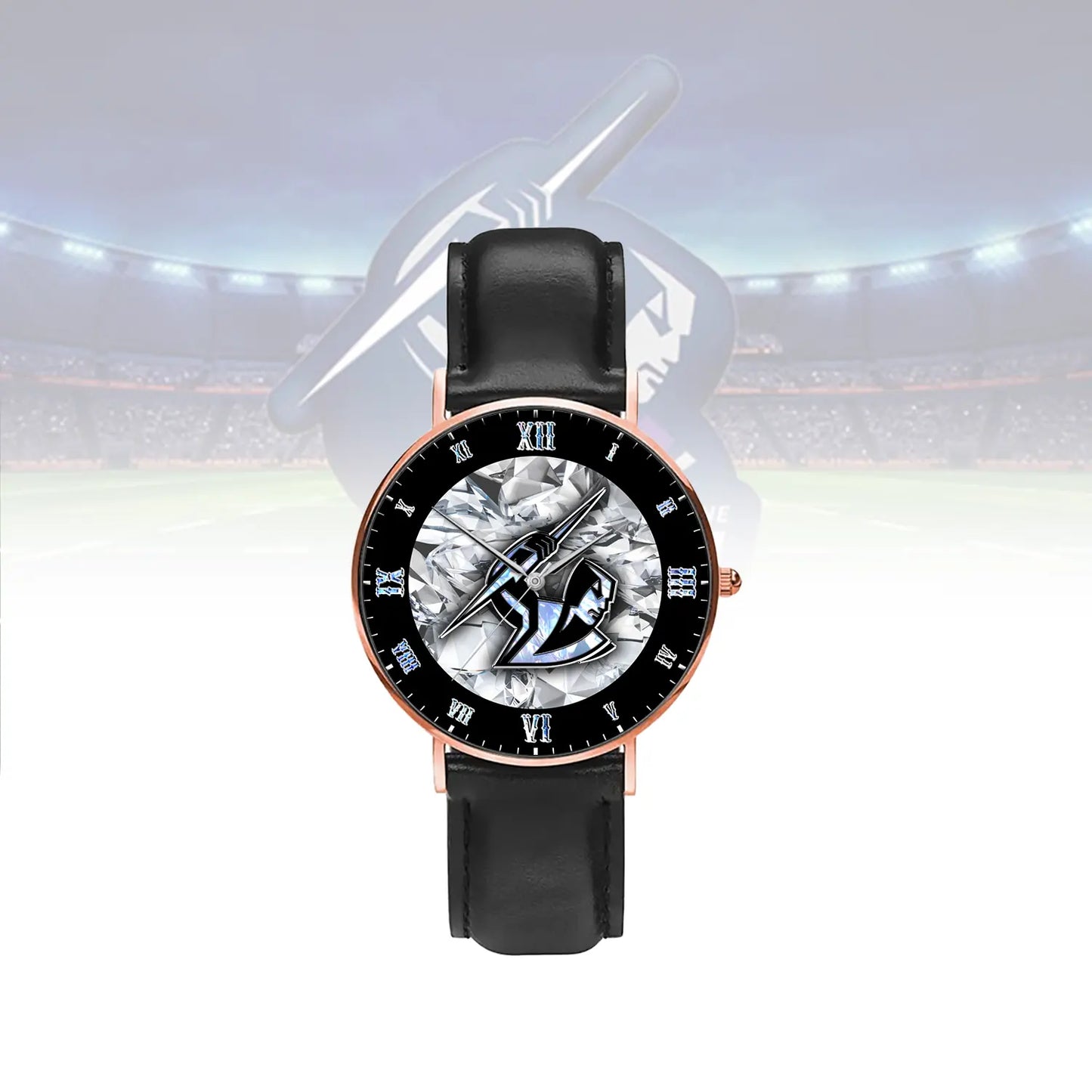 MEL Personalized Custom Stitched Leather Watch