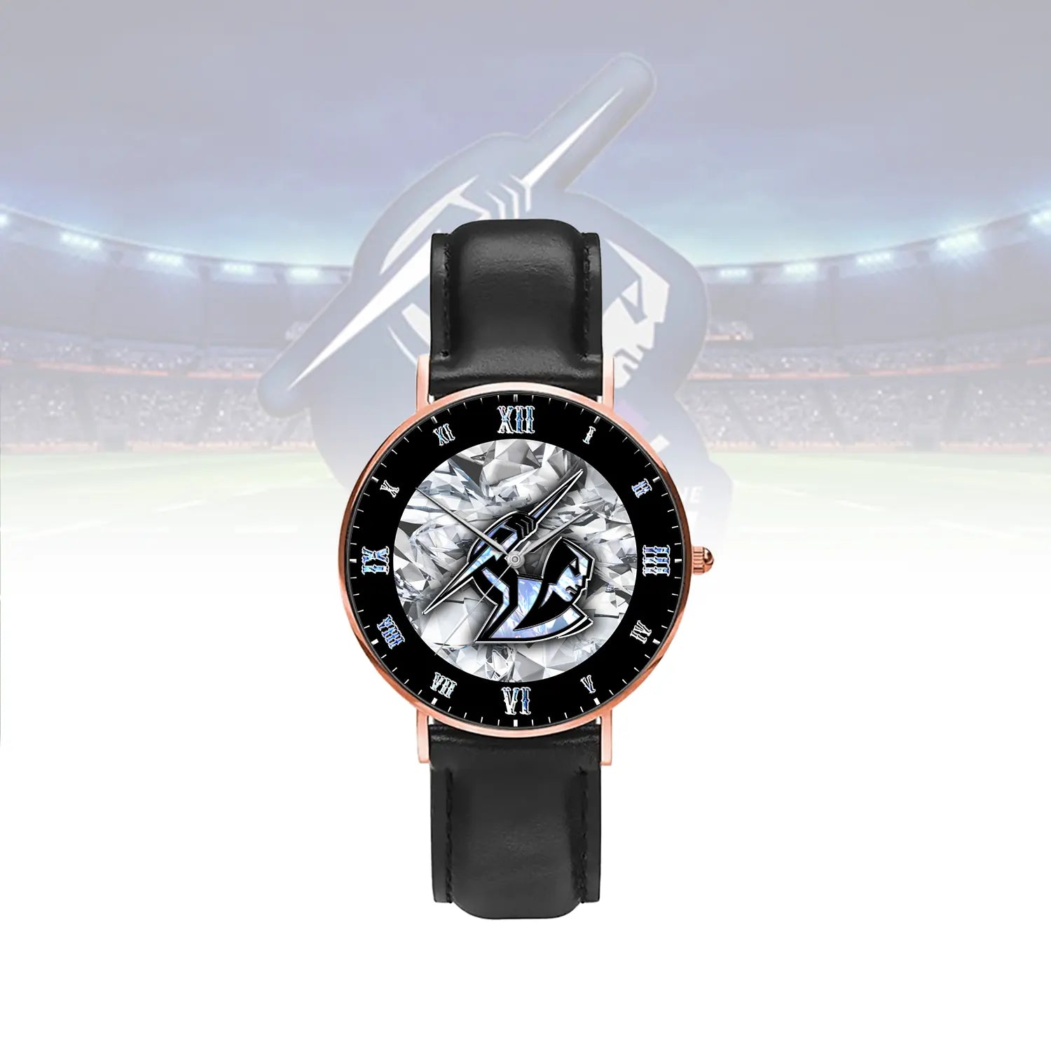 MEL Personalized Custom Stitched Leather Watch