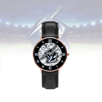 MEL Personalized Custom Stitched Leather Watch