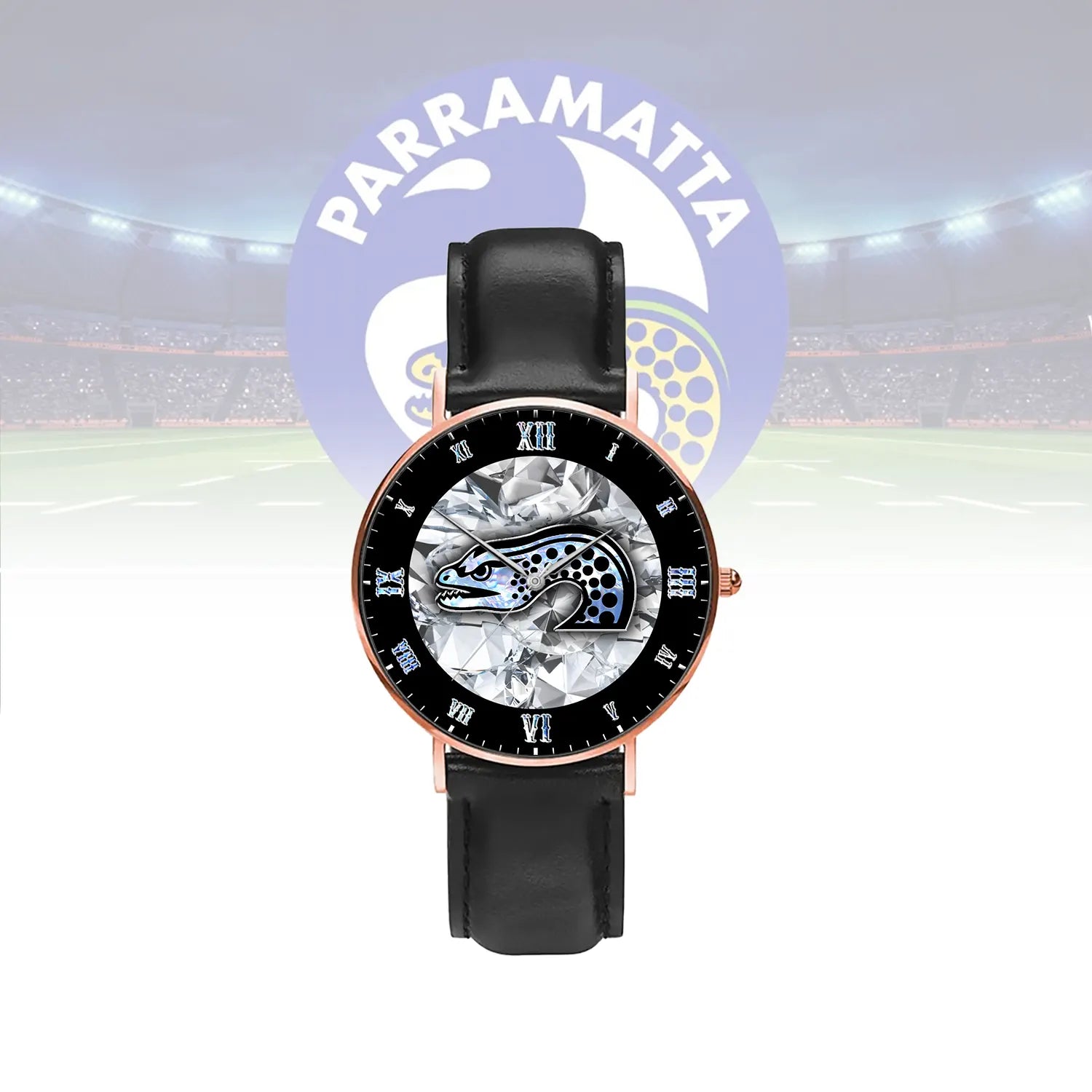 PAR Personalized Custom Stitched Leather Watch