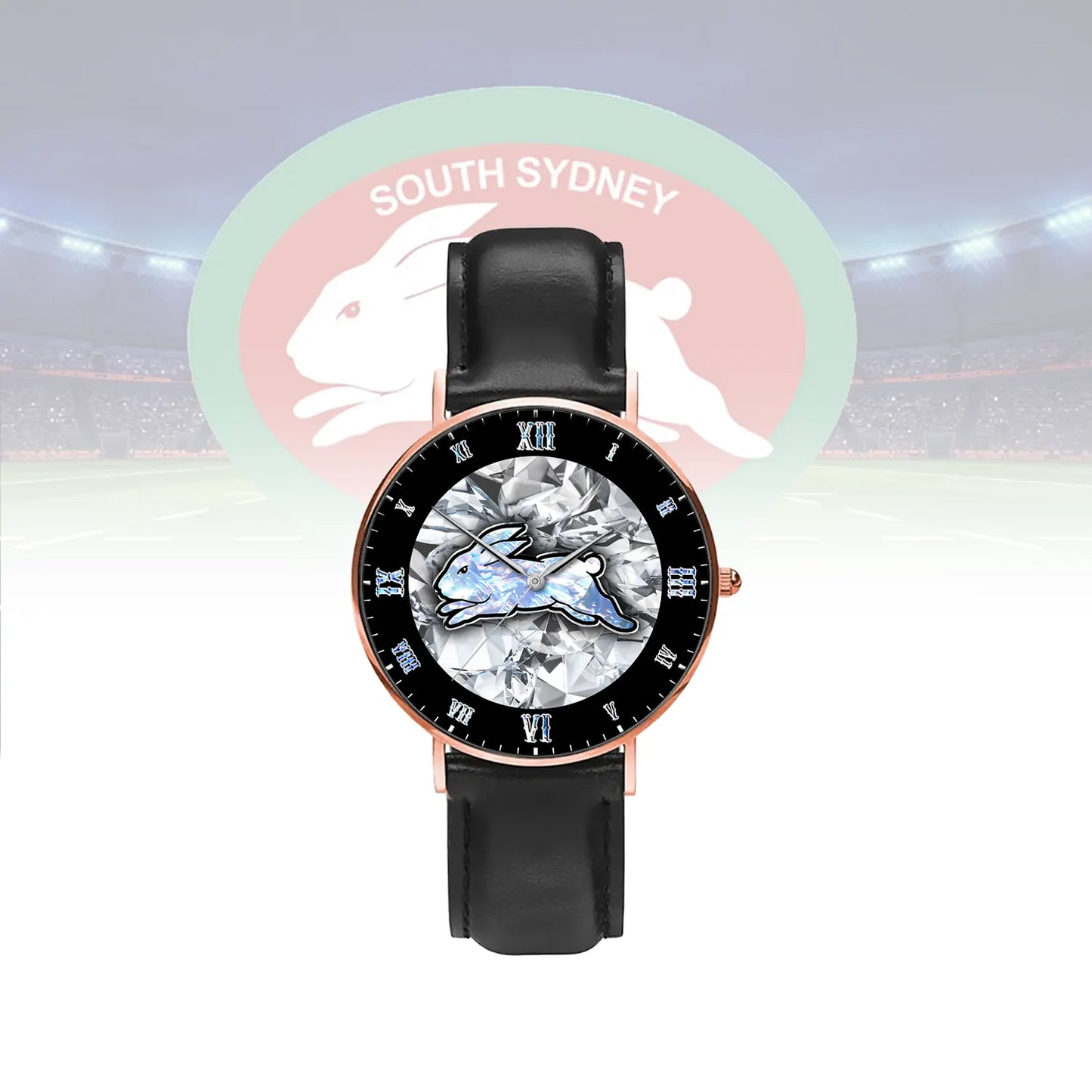 SOU Personalized Custom Stitched Leather Watch