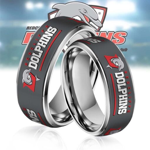 NRL Silver Tungsten Rings Gift For Fans 10