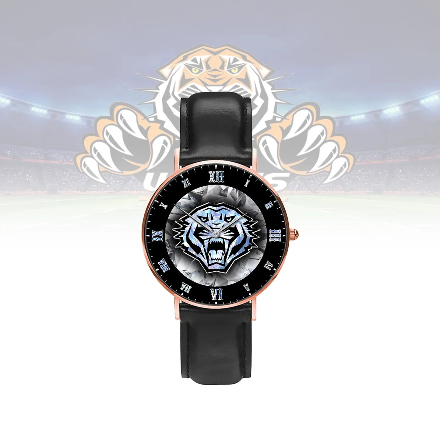 WST Personalized Custom Stitched Leather Watch